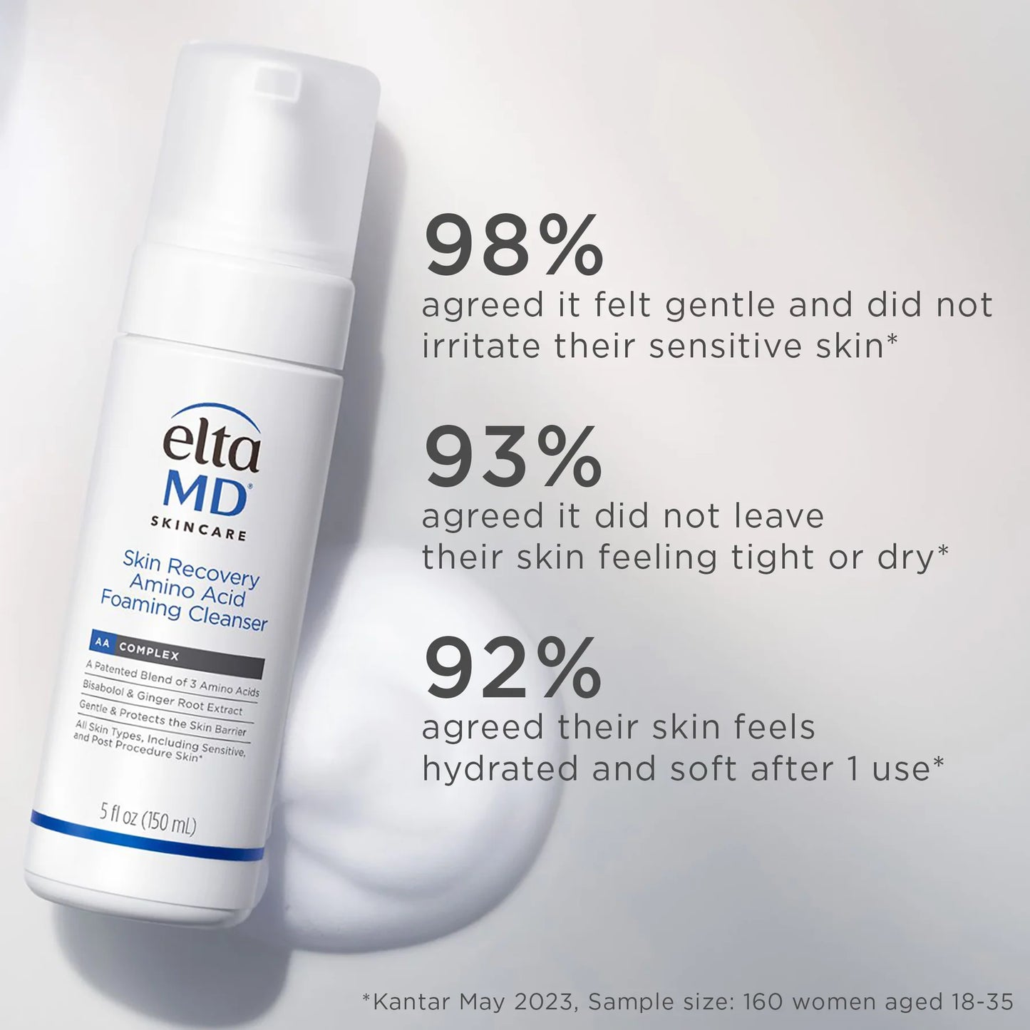 Skin Recovery Amino Acid Foaming Cleanser 5 fl oz
