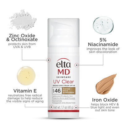 UV Clear Tinted Broad-Spectrum 1.7 fl oz