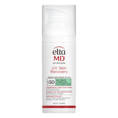 UV Skin Recovery Red Color Correcting Green Tint Broad Spectrum 1.7 fl oz