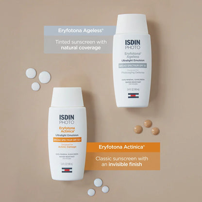 Eryfotona Ageless Ultralight tinted mineral sunscreen 3.4 fl oz