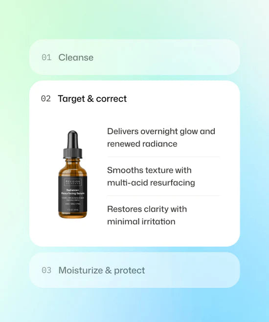 Radiance+ Resurfacing Serum 1 oz & Sleep Mask