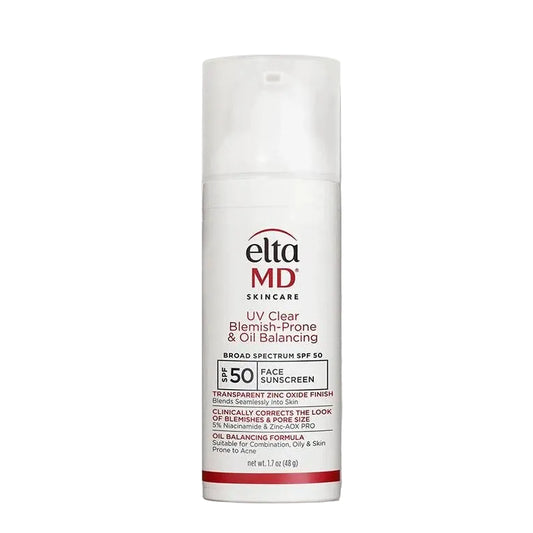 ELTA MD UV Clear Oil-Balancing SPF 50 for Acne-Prone Skin with Niacinamide and Zinc Oxide