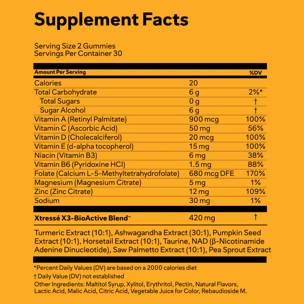 NEW Xtresse Core 3 Hair Growth Gummies