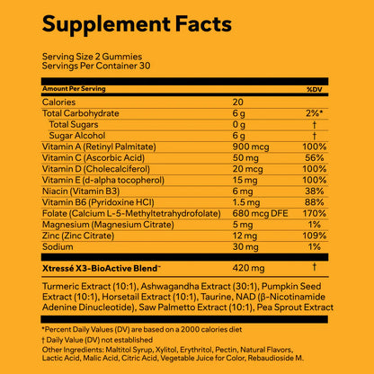 NEW Xtresse Core 3 Hair Growth Gummies